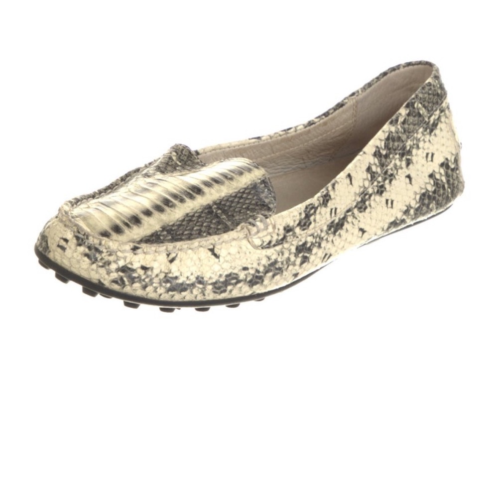 Michael Kors embossed leather “Snakeskin” ballet flats